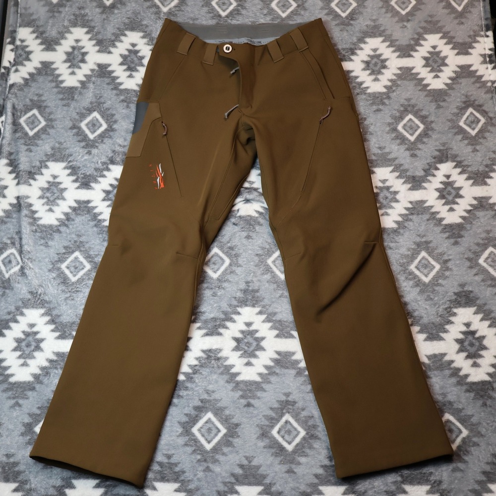 Sitka Gear Mens 32x32" Mountain Pants Mud Brown Outdoor Hunting Tech Trouser